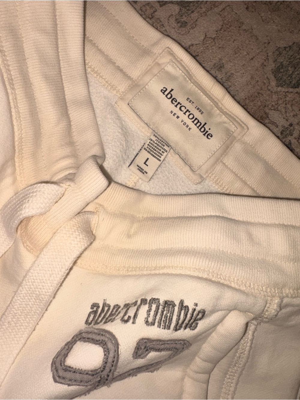 Vintage abercrombie & fitch fleece sweatpants - Picture 4 of 6